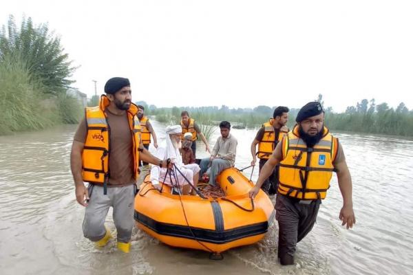 Pakistan flood response team